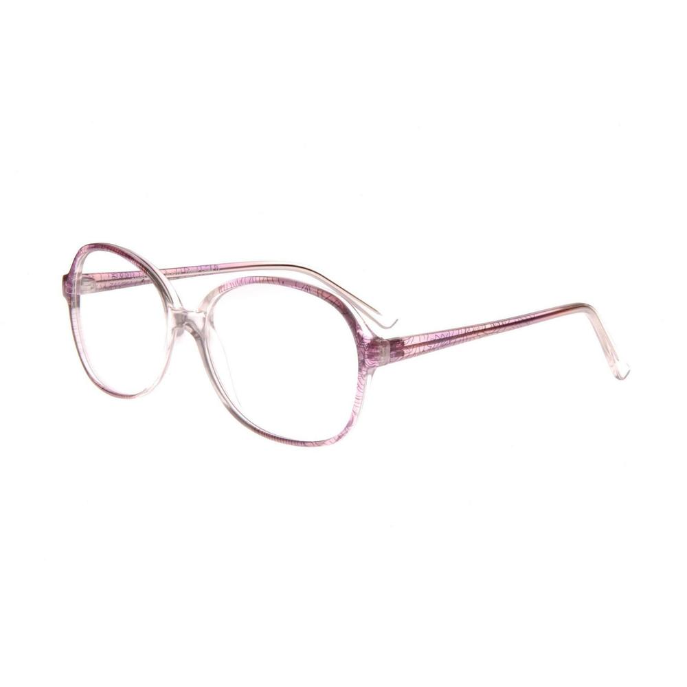 NEW CANNY VISION Clear & Lilac GLADYS Eyeglasses 54mm with Case